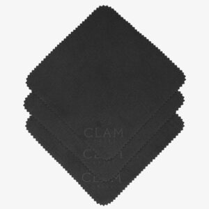 Clam® Microfibre Watch Cleaning Cloth – 3 pack