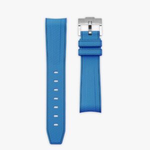 Neptune Blue- Rubber strap for MoonSwatch