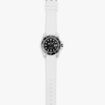 White rubber strap for Rolex
