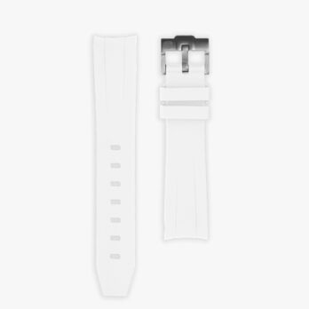 White rubber strap for Rolex