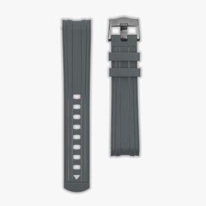 Clam® Rubber Strap for Omega Speedmaster - Meteorite grey