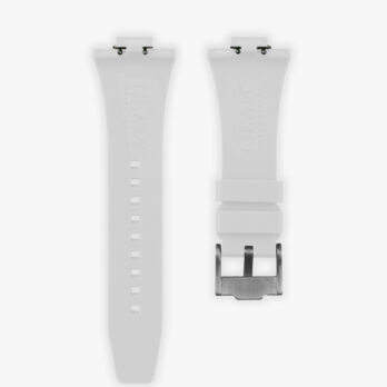 Rubber strap for Tissot Prx - white