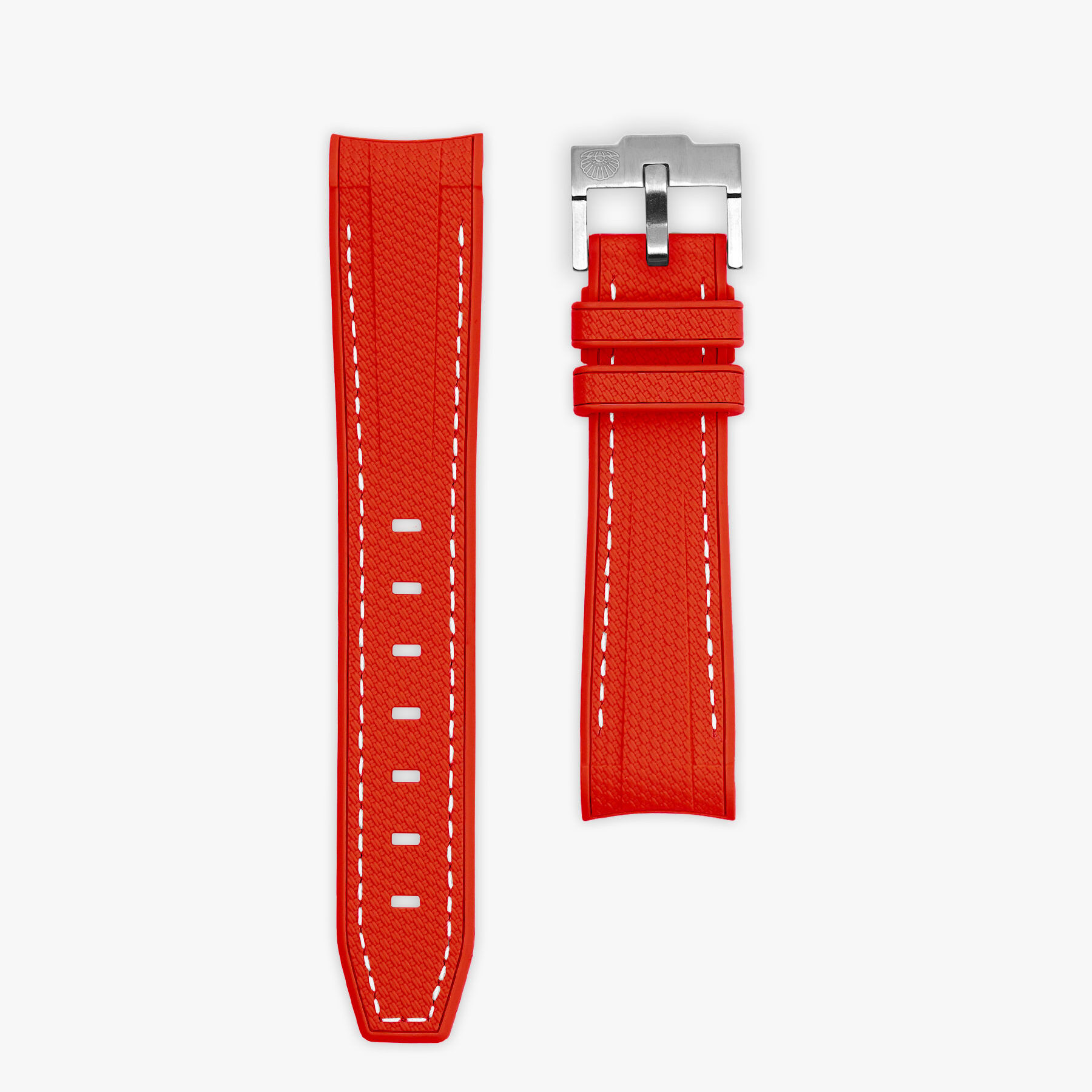 Mars Red Rubber MoonSwatch Strap