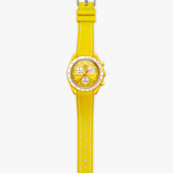Sun Yellow Rubber MoonSwatch Strap