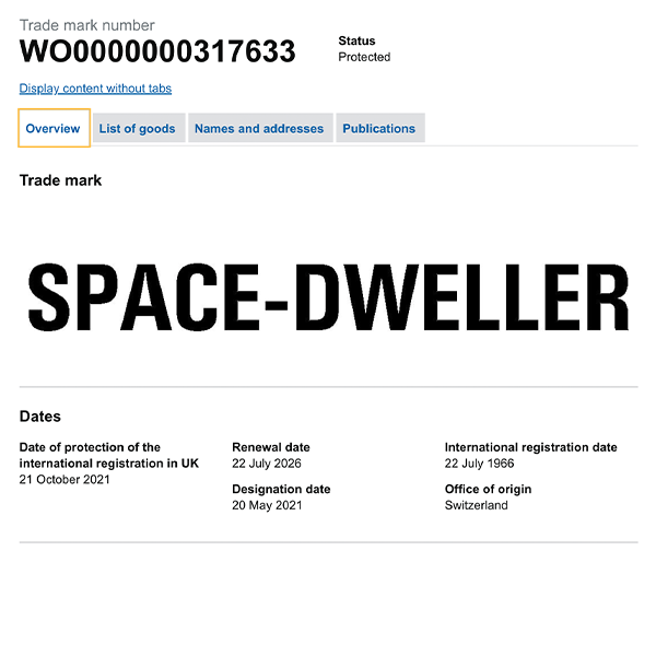 Space-dweller