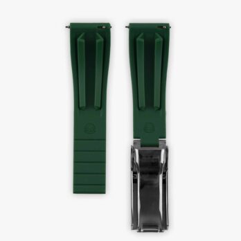 Green Straight Rubber strap for Rolex