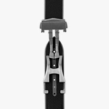 Clam® Rubber Deployment Strap for MoonSwatch - Black & Grey