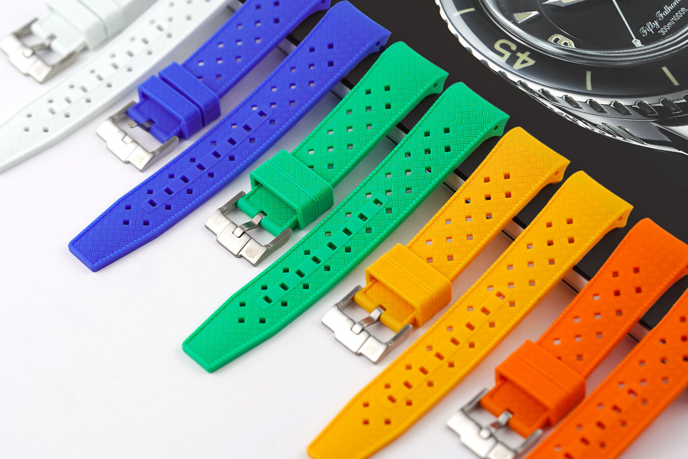 Rubber straps for Blancpain X Swatch