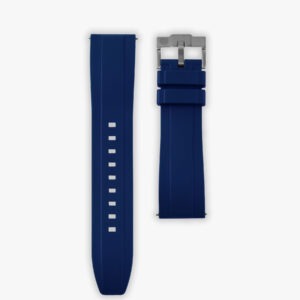 Clam Rubber Strap For Tudor Blackbay - Blueberry Blue