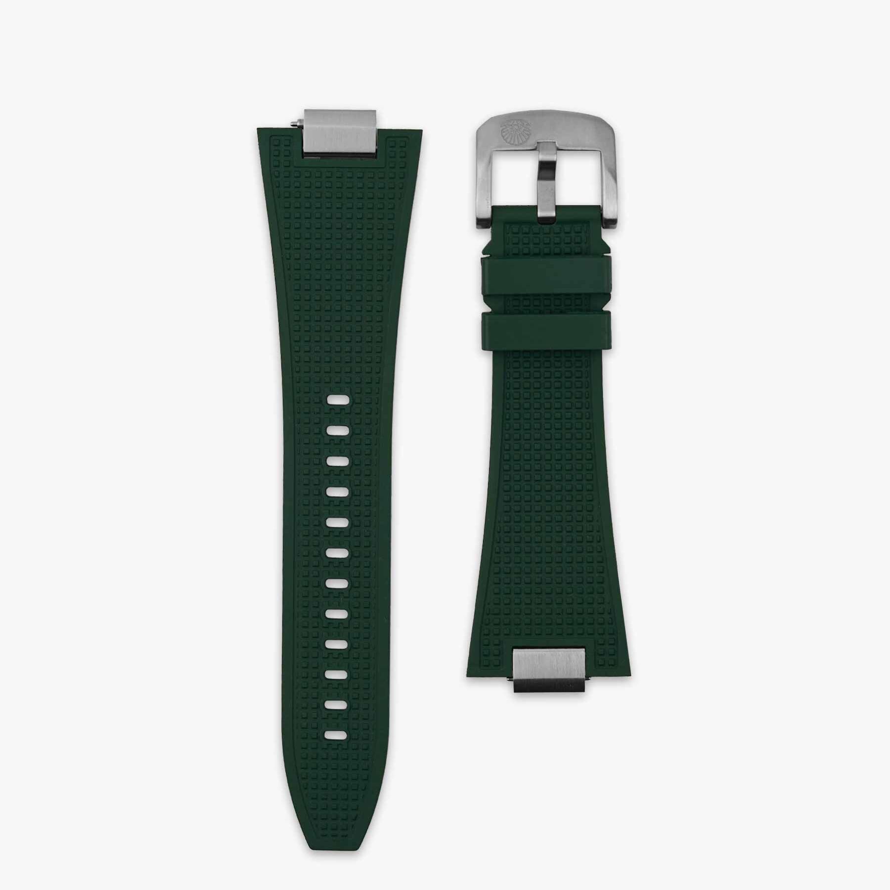 Premium Rubber Strap for Tissot Prx - Emerald green