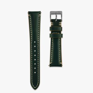 Premium 20mm Leather strap - Green