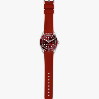 Premium Rubber Strap for Tudor Blackbay 58 GMT - Red