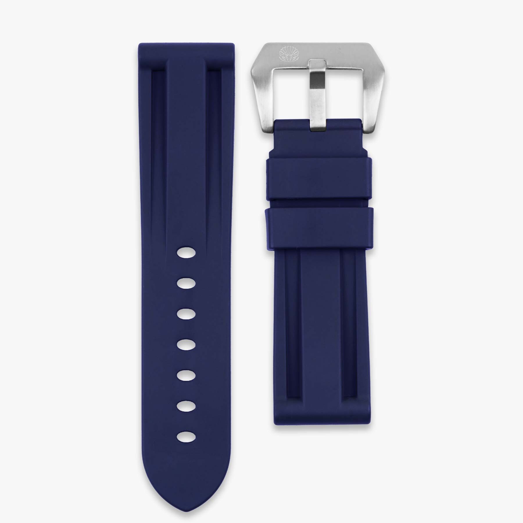 Premium Rubber Strap for Panerai - 24mm - Adriatic Blue