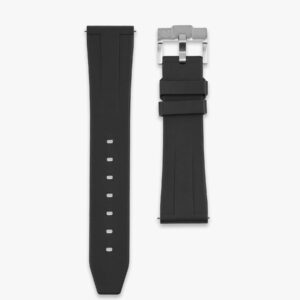 Clam® Premium Rubber Watch Strap for Rolex - 21mm - Black