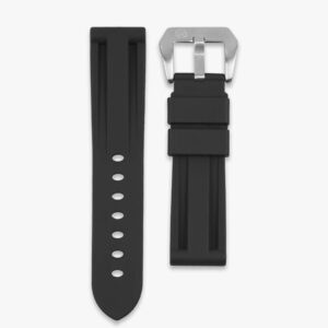 Premium Rubber Strap for Panerai - 22mm - Shadow black