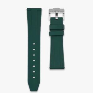 Clam® Premium Rubber Watch Strap for Rolex - Green - 21mm