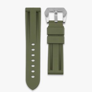 Premium Rubber Strap for Panerai - 22mm - kaki green