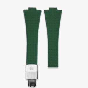 Clam® Premium Deployment Rubber Strap for Tissot PRX 40mm - Green