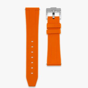 Clam® Premium Rubber Watch Strap for Rolex - 21mm - Orange
