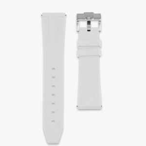 Clam® Premium Rubber Watch Strap for Rolex - 21mm - White