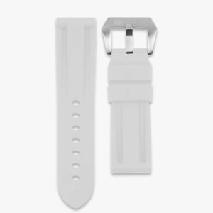 Premium Rubber Strap for Panerai - 24mm - Alpine white
