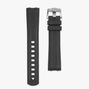 Seamaster rubber strap black