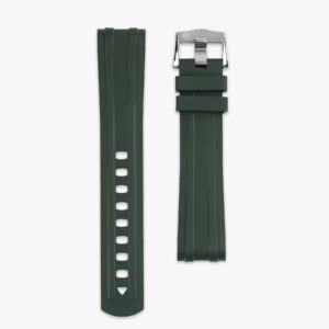Seamaster rubber strap Green