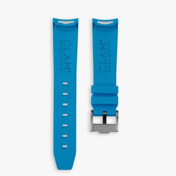 Sky blue FKM strap for Rolex