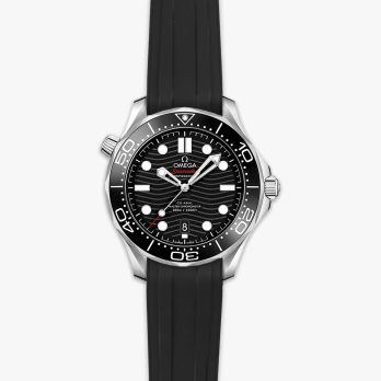Omega Seamaster Diver 300m Deployment Strap Black