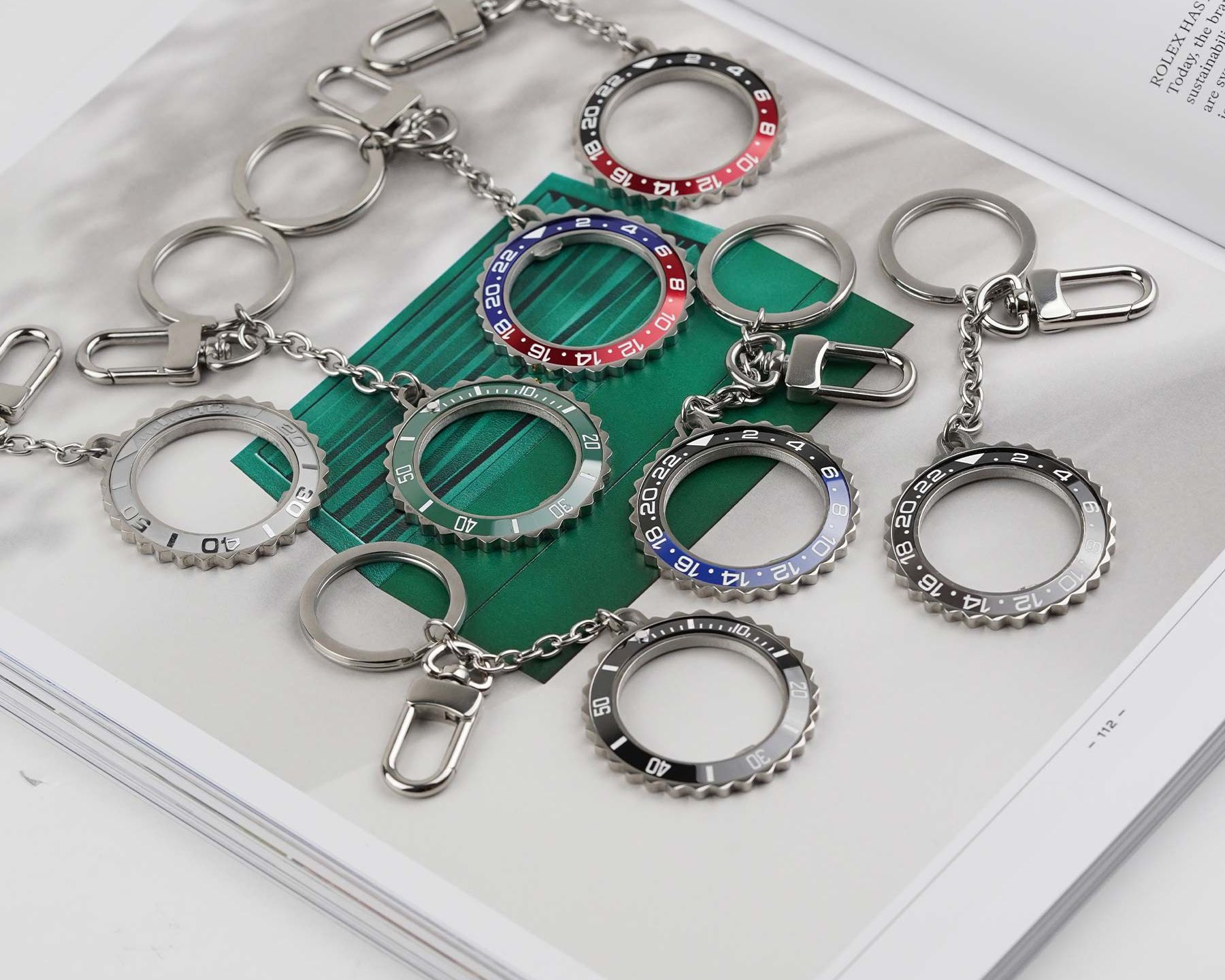 Clam - Bezel Keyrings