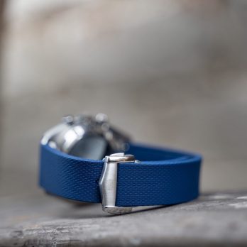Clam® Premium Rubber Deployment Strap for Omega - Moon surface pattern