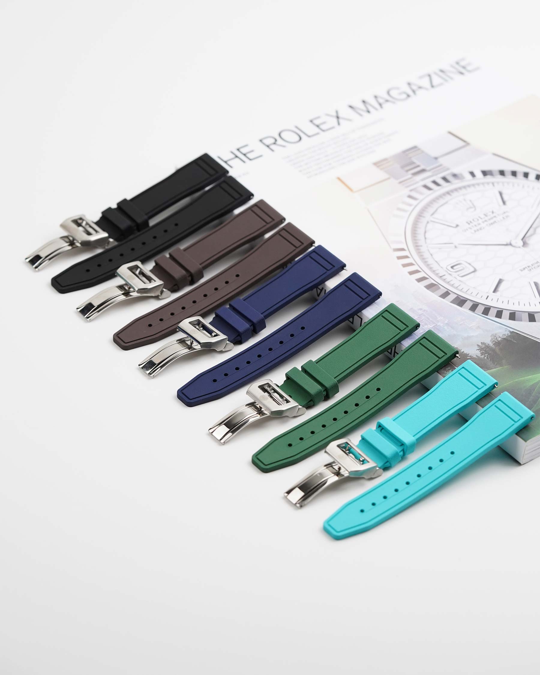 Clam Premium Rubber Deployment for IWC - 20mm, 21mm, 22mm