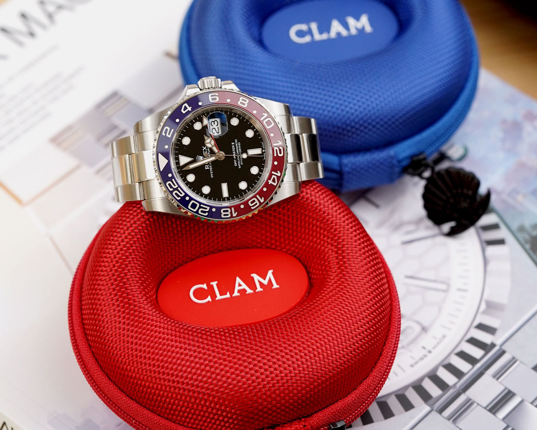 Single watch travel cases - Pepsi edition