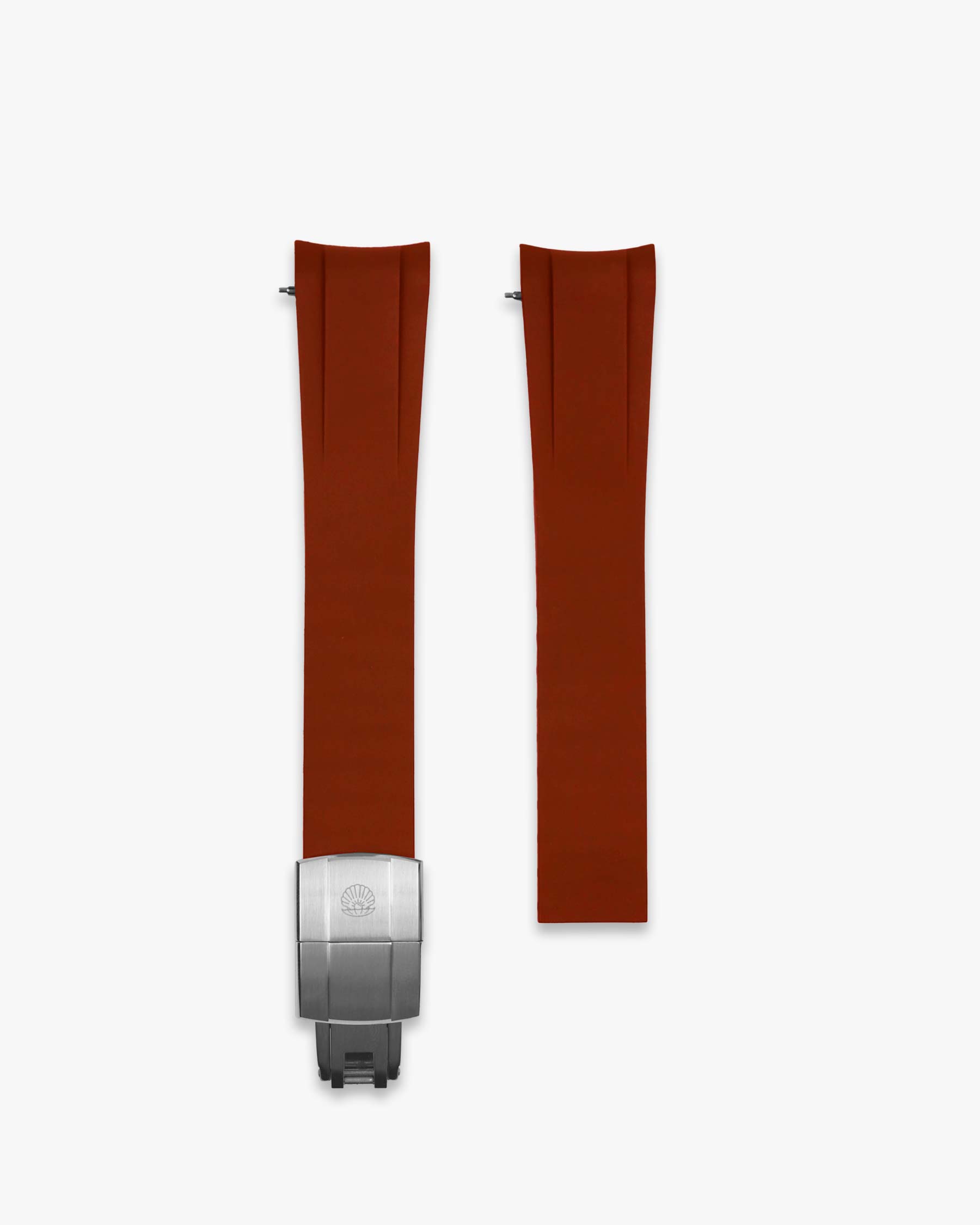 Premium Rubber Deployment Strap for Tudor Black Bay 58 - Red