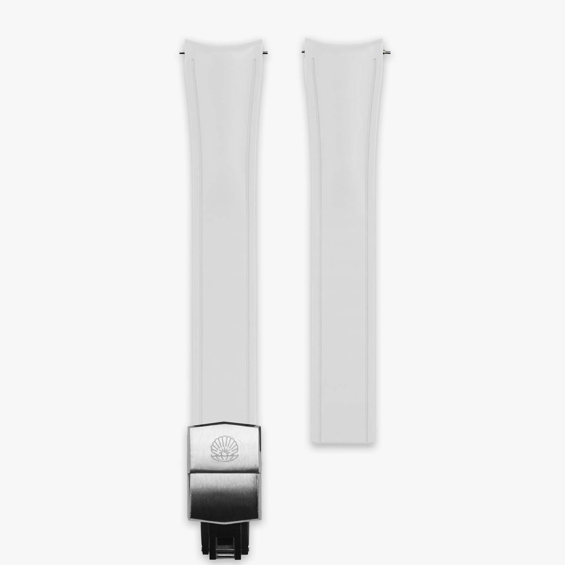 Universal Deployment Rubber Strap - White
