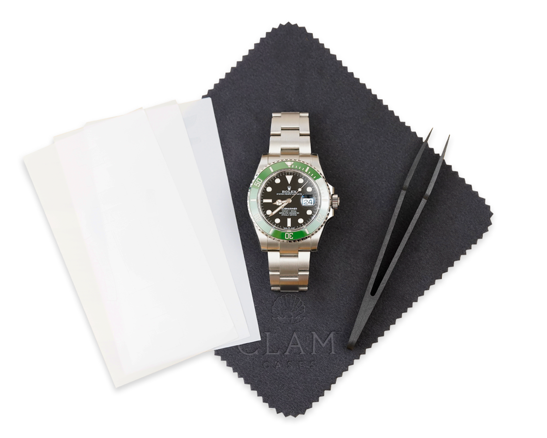 Clam Protect - Watch protection film installation